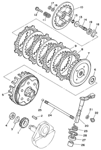 O-Ring Kupplung Schubstange