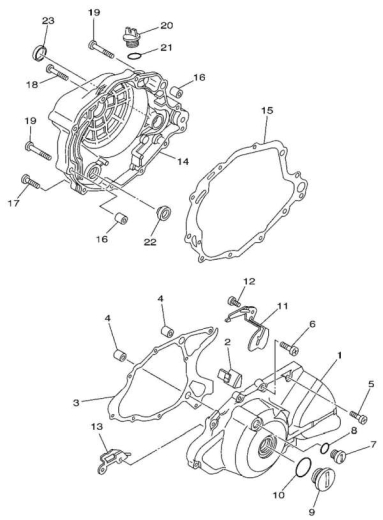 O-Ring Verschlussschraube Lichtmaschinendeckel (groß)