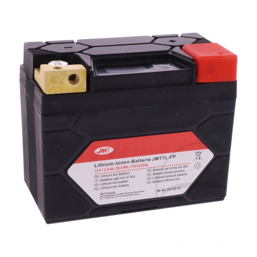 Battery Lithium-Ion JMT7L-FP with indicator (2,4Ah)