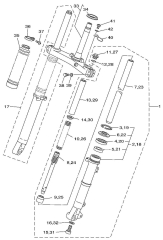 Gabel Service Set - Simmerringe inkl. Öl