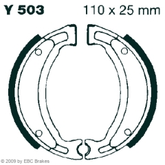 Bremsbacken Y503G (Water Grooved)